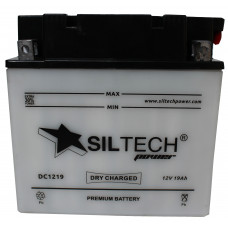 Аккумулятор SILTECH DC 12В 19 Ач, 265 А (YB16CL-B), обратная полярность, сухо-заряженный, с электролитом