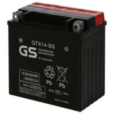 Аккумулятор GS YUASA  12В 12 Ач (GTX14AHL-BS) AGM, обратная полярность, сухо-заряженный, с электролитом