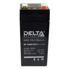Аккумулятор DELTA DT 4045 (47), 4В 4.5Ач, AGM, 4В 4.5Ач, AGM