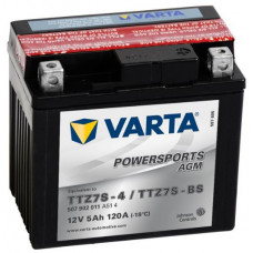 Аккумулятор VARTA POWERSPORTS 12В 5 Ач, 120 А (507902011) AGM, обратная полярность