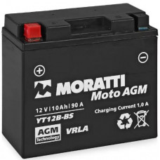 Аккумулятор MORATTI  12В 10 Ач, 90 А (YT12В-4, MP1212B4), прямая полярность