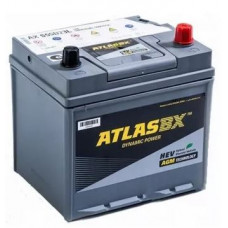 Аккумулятор ATLAS Asia BX 50 Ач, 550 А (AX S55D23L) AGM, обратная полярность, нижний борт