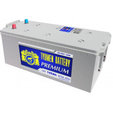 Аккумулятор TYUMEN BATTERY (ТЮМЕНЬ) Premium 145 Ач, 970 А Ca/Ca, европейская полярность, конусные клеммы