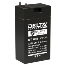 Аккумулятор DELTA DT 401, 4В 1Ач, AGM, 4В 1Ач, AGM