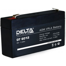Аккумулятор DELTA DT 6В 1,2 Ач (DT 6012) AGM