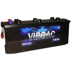 Аккумулятор VIRBAC Classic 140 Ач, 820 А, европейская полярность, конусные клеммы