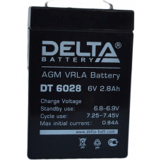 Аккумулятор DELTA DT 6В 2,8 Ач (DT 6028 ) AGM