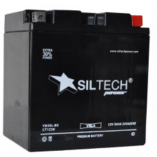 Аккумулятор SILTECH VRLA 12В 30 Ач, 320 А (YB30L-BS), обратная полярность