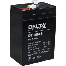 Аккумулятор DELTA DT 6В 4,5 Ач (DT 6045) AGM