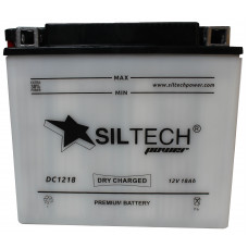 Аккумулятор SILTECH DC 12В 18 Ач, 220 А (YB18L-A), обратная полярность, сухо-заряженный, с электролитом