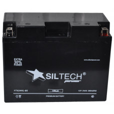 Аккумулятор SILTECH VRLA 12В 24 Ач, 280 А (YTX24HL-BS), обратная полярность