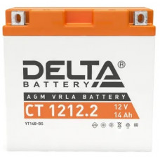 Аккумулятор DELTA  12В, 12 Ач, 155 А (YT14B-BS), прямая полярность