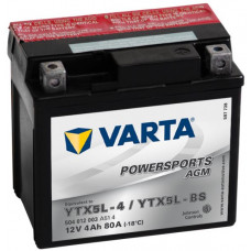 Аккумулятор VARTA POWERSPORTS 12В 4 Ач, 80 А (504012003) AGM, обратная полярность