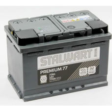 Аккумулятор STALWART Premium 77 Ач, 770 А, прямая полярность