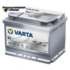 Varta Start-Stop Plus 6СТ-60 (D52) (560 901 068) AGM